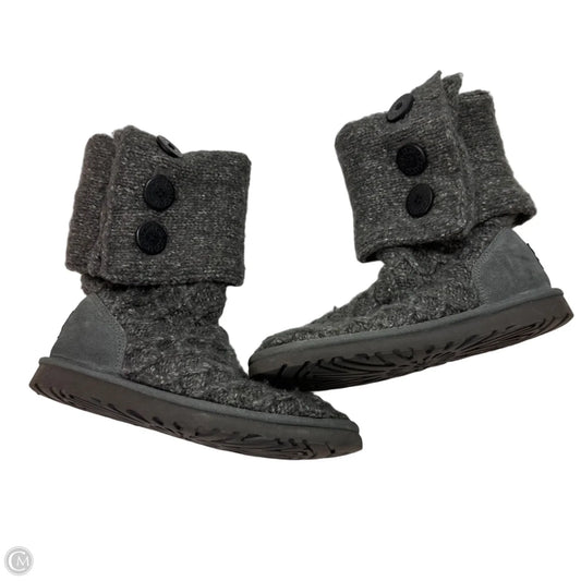 Boots Designer By Ugg In Grey, Size: 8