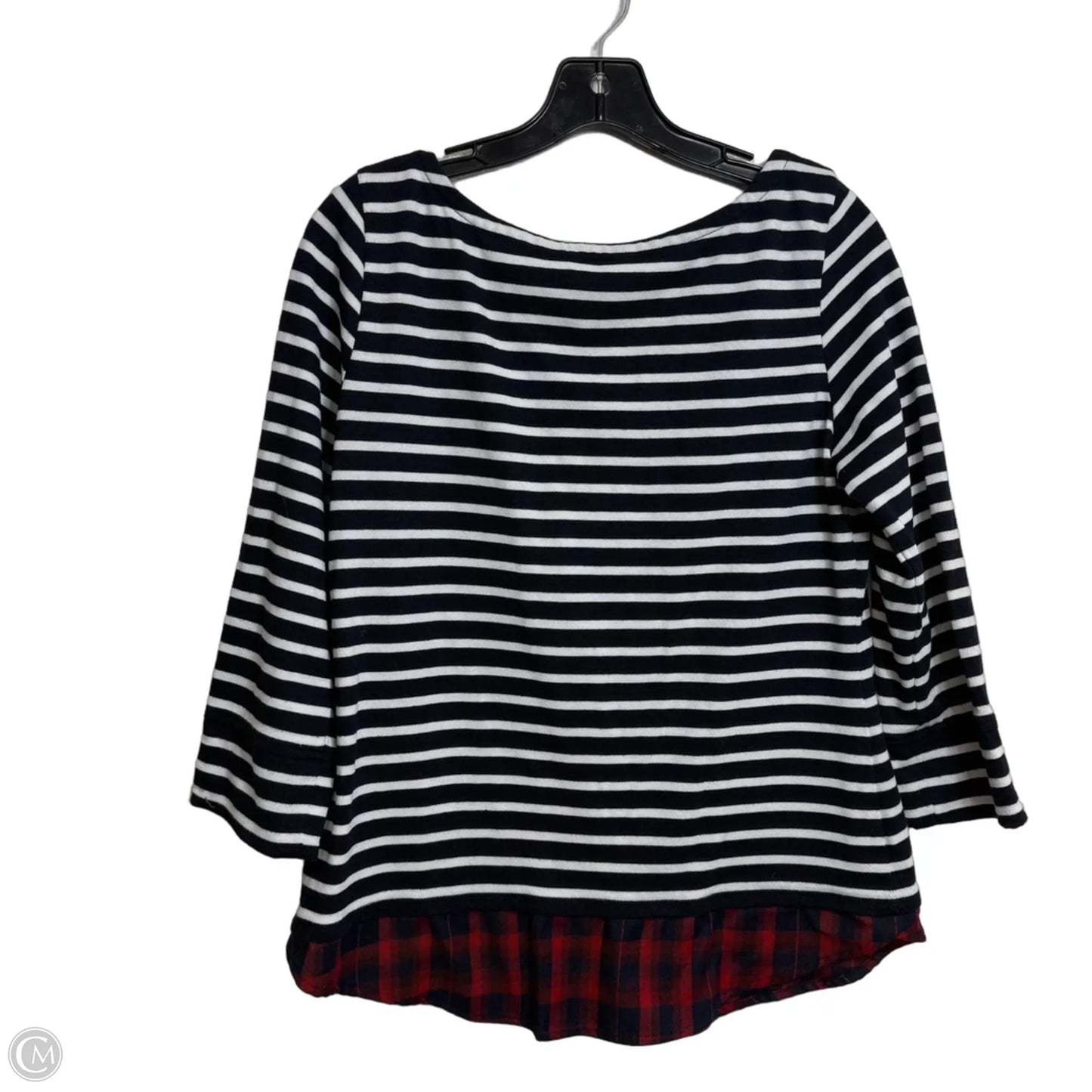 Top Long Sleeve By Market & Spruce In Striped Pattern, Size: S
