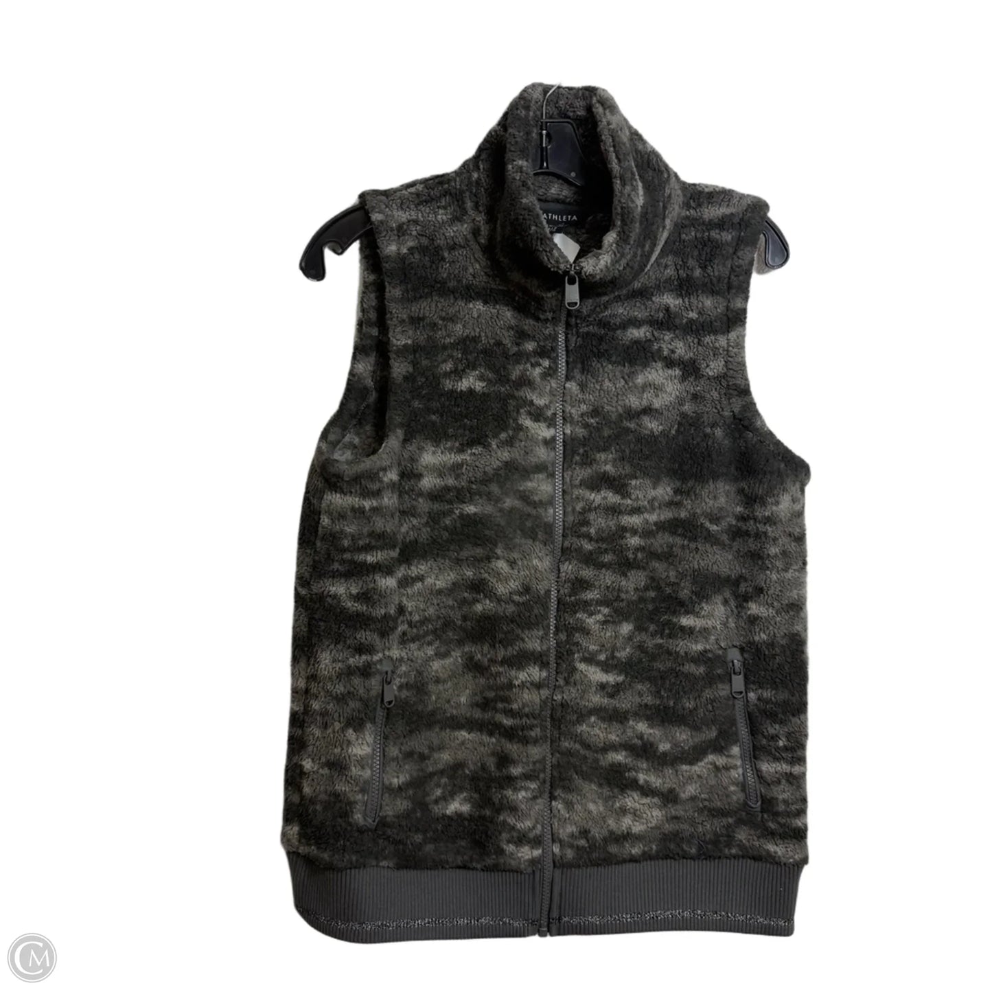 Vest Fleece By Athletica In Grey, Size: S