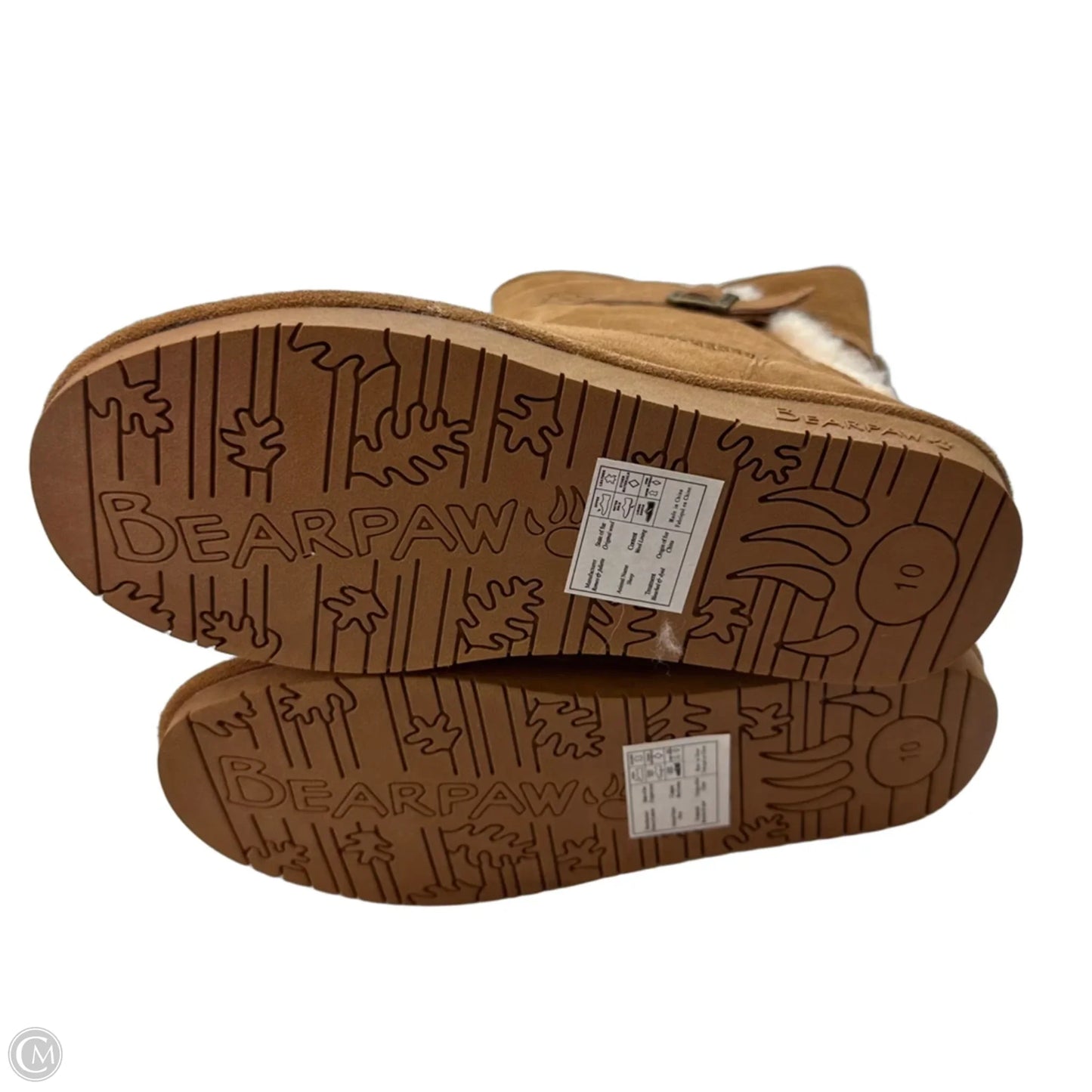 Boots Mid-calf Flats By Bearpaw In Brown, Size: 10