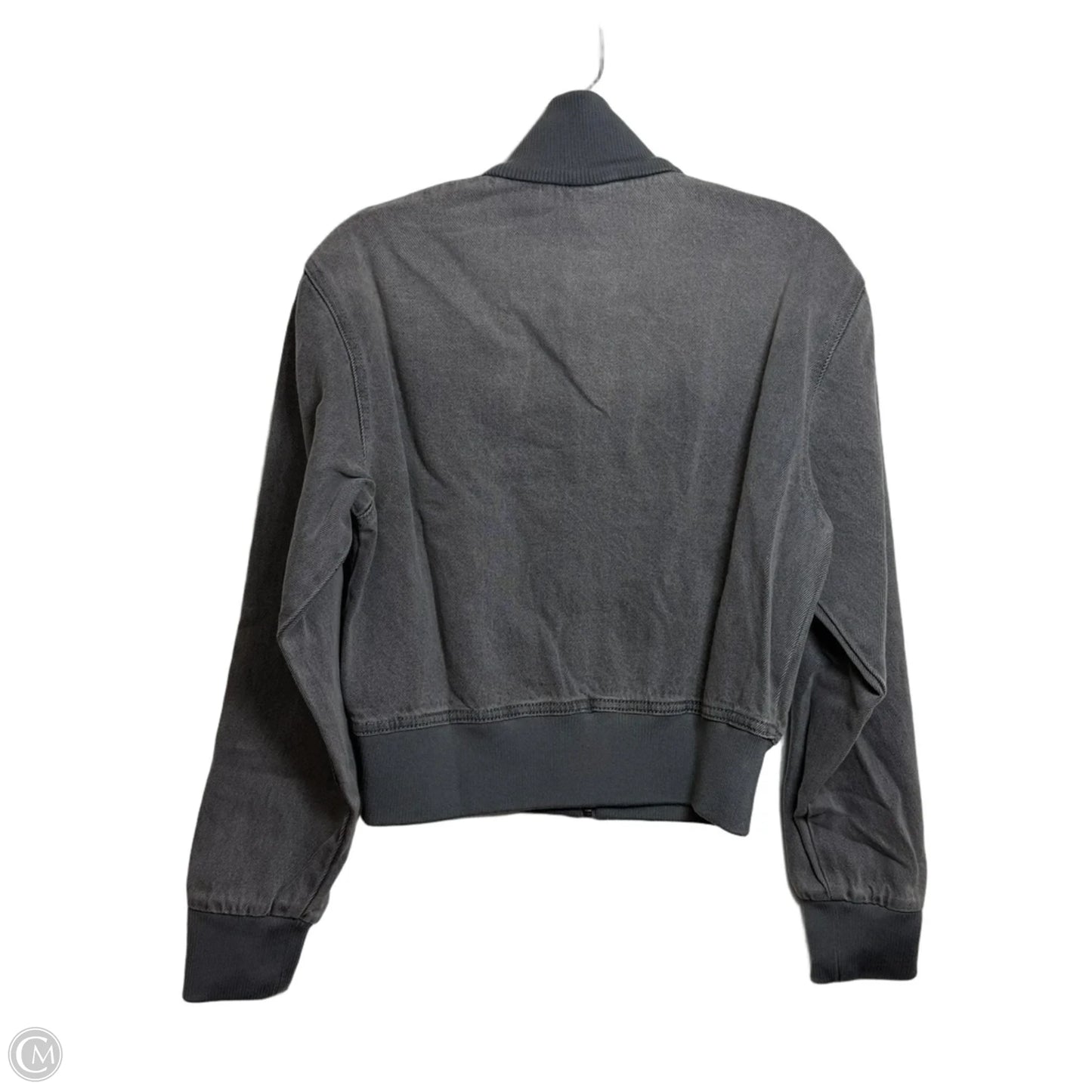 Jacket Denim By Adidas In Grey, Size: S