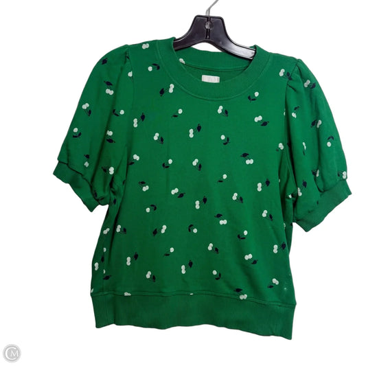Top Short Sleeve By Maeve In Green, Size: S