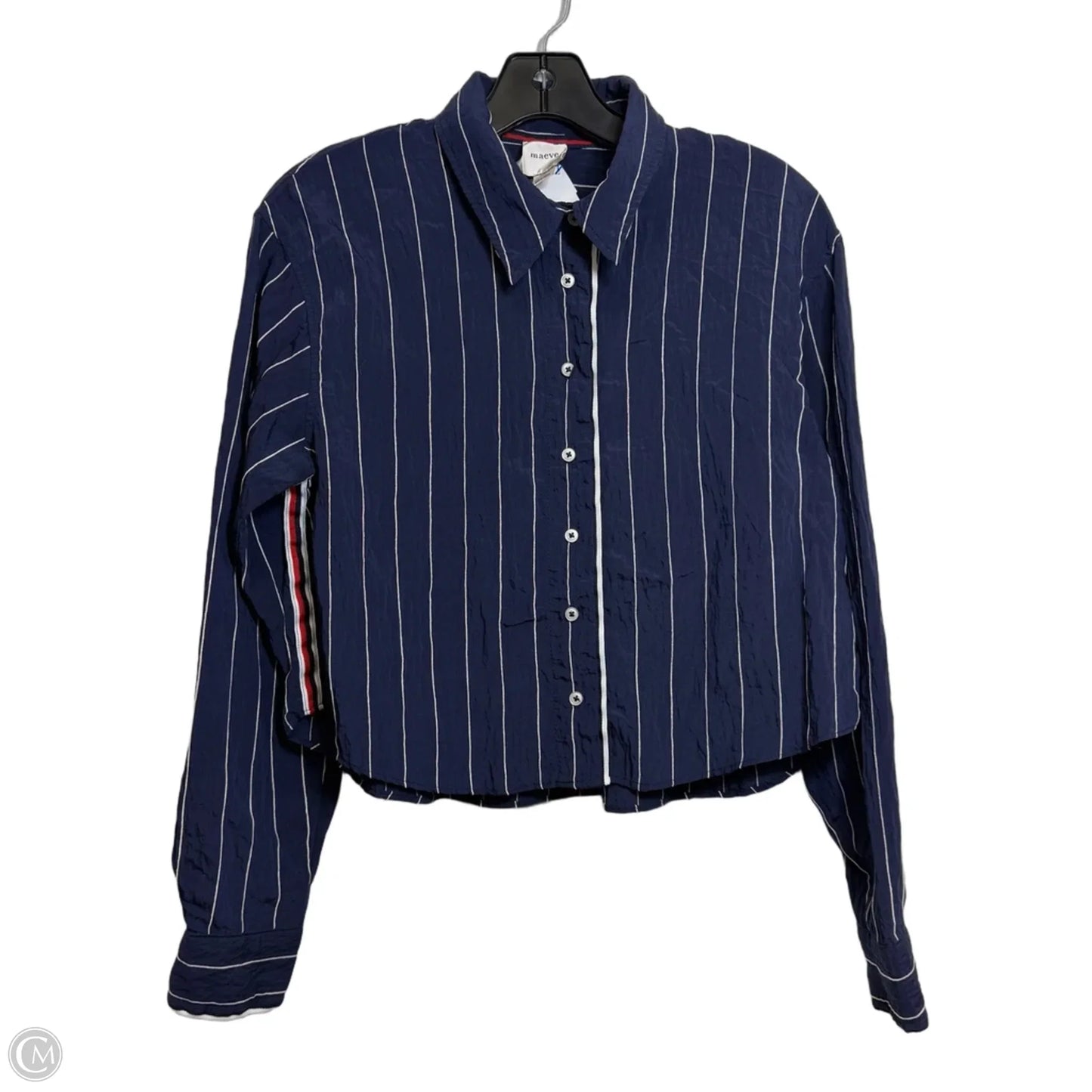 Top Long Sleeve By Maeve In Navy, Size: Xs