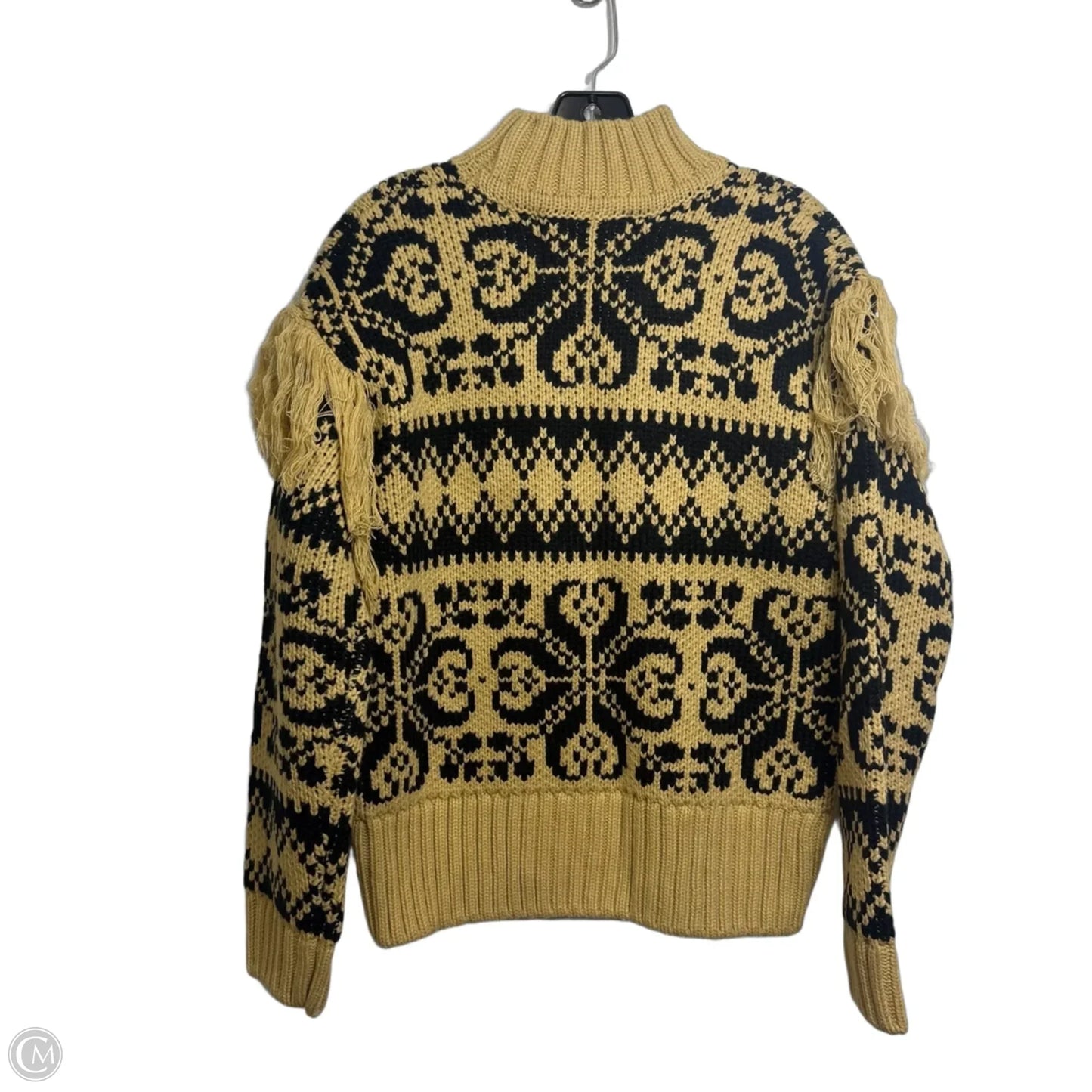 Sweater By English Factory In Black & Cream, Size: S