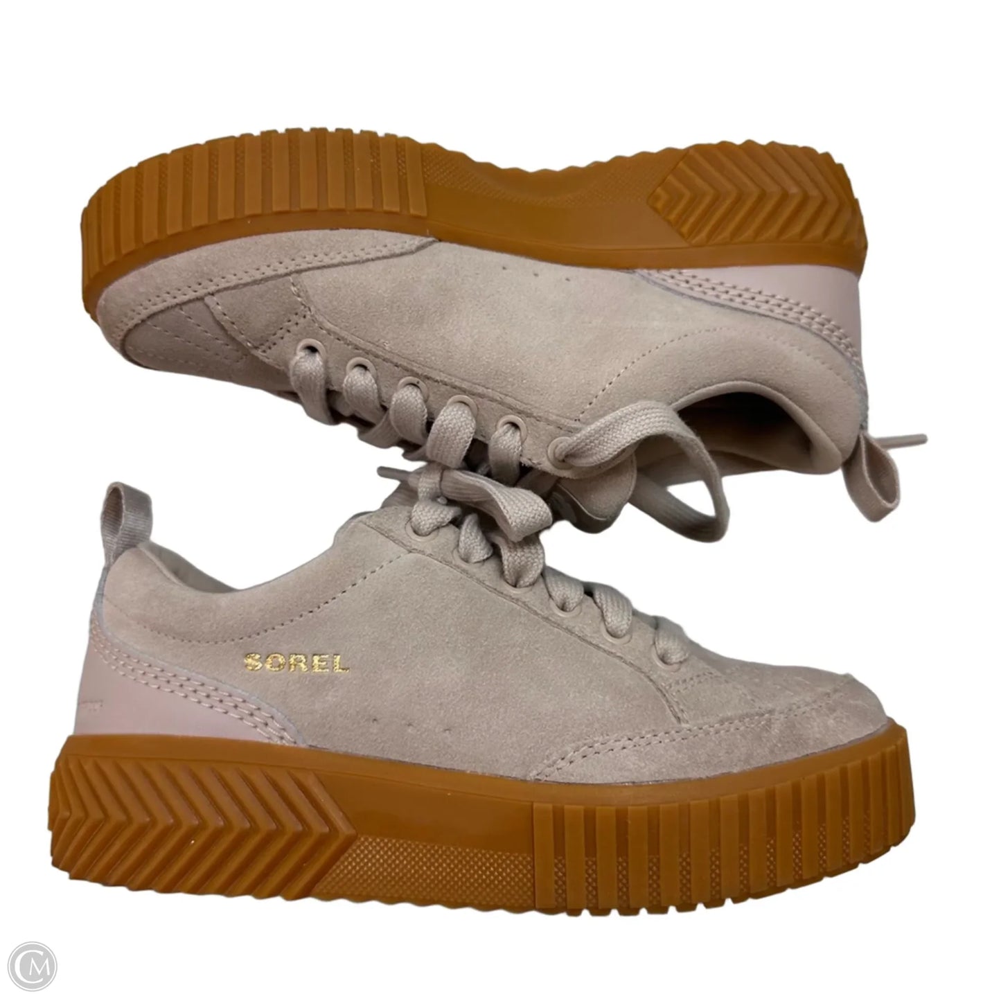 Shoes Athletic By Sorel In Taupe, Size: 6.5