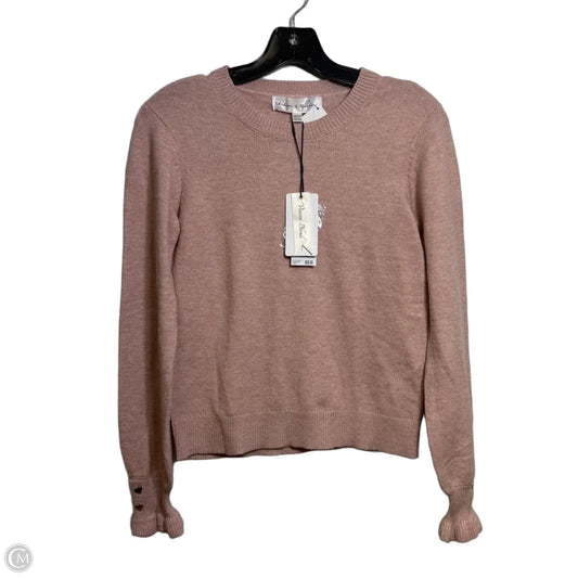 Top Long Sleeve By Chelsea And Theodore In Pink, Size: Xs