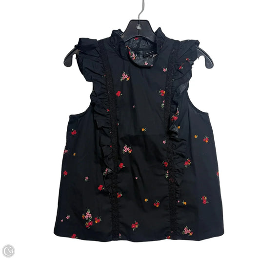 Top Sleeveless By Who What Wear In Black, Size: Xs