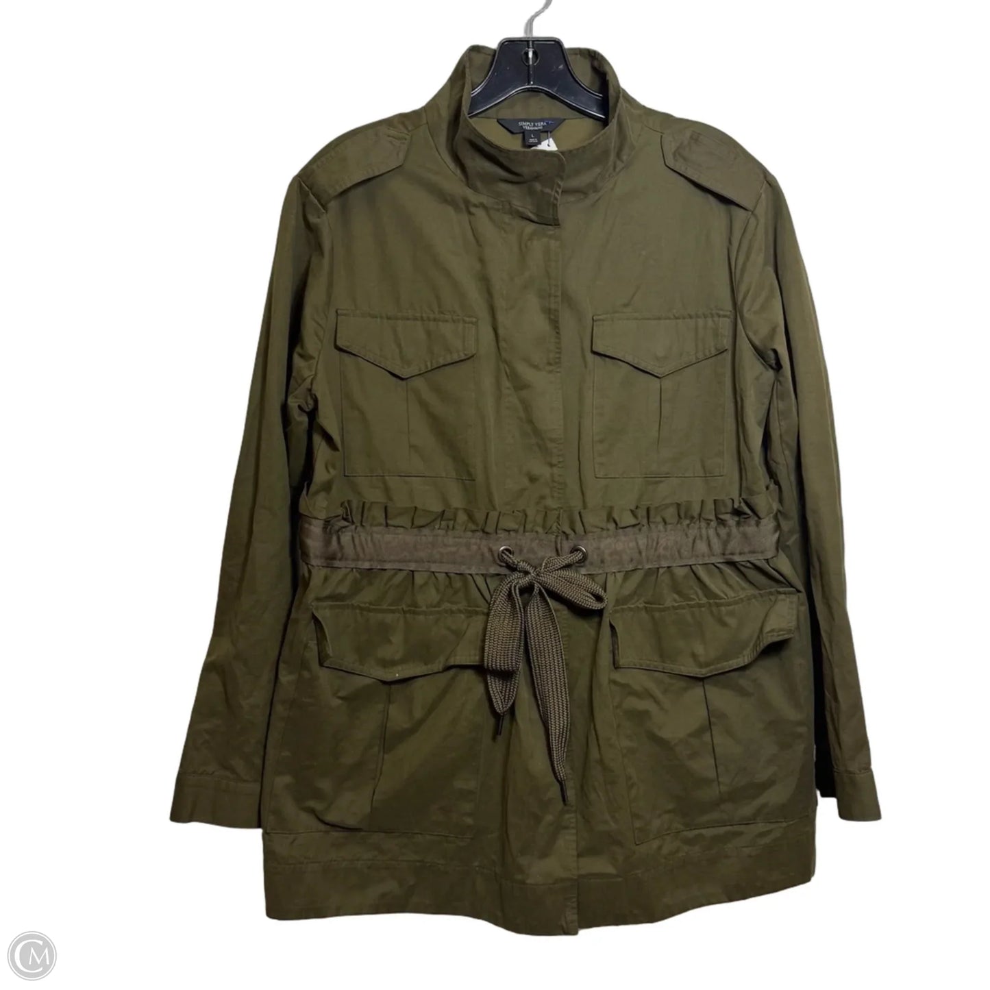 Jacket Other By Simply Vera In Green, Size: L