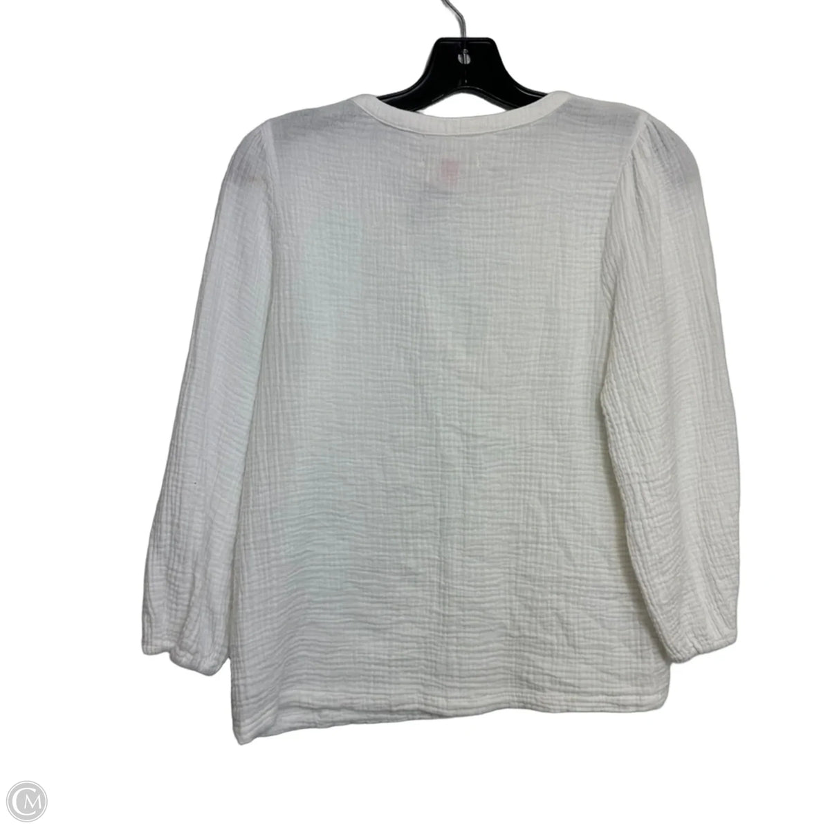 Top Long Sleeve By Marine Layer In White, Size: Xs