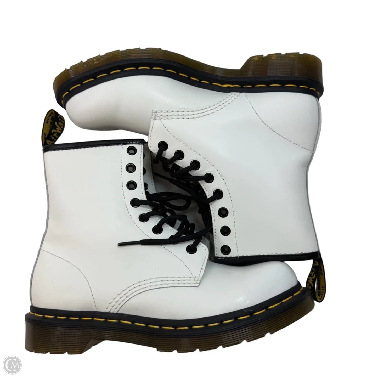 Boots Designer By Dr Martens In White, Size: 7