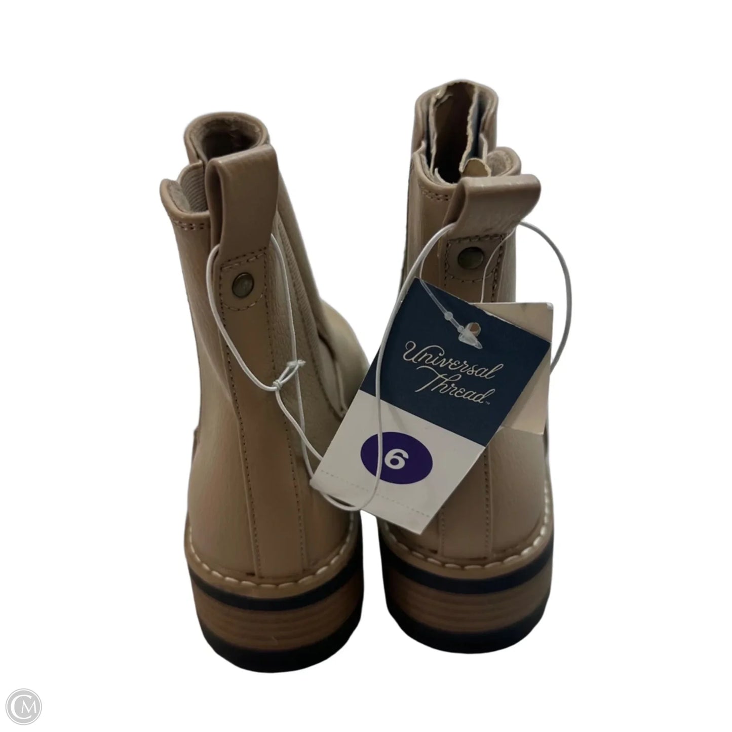 Boots Ankle Flats By Universal Thread In Tan, Size: 6