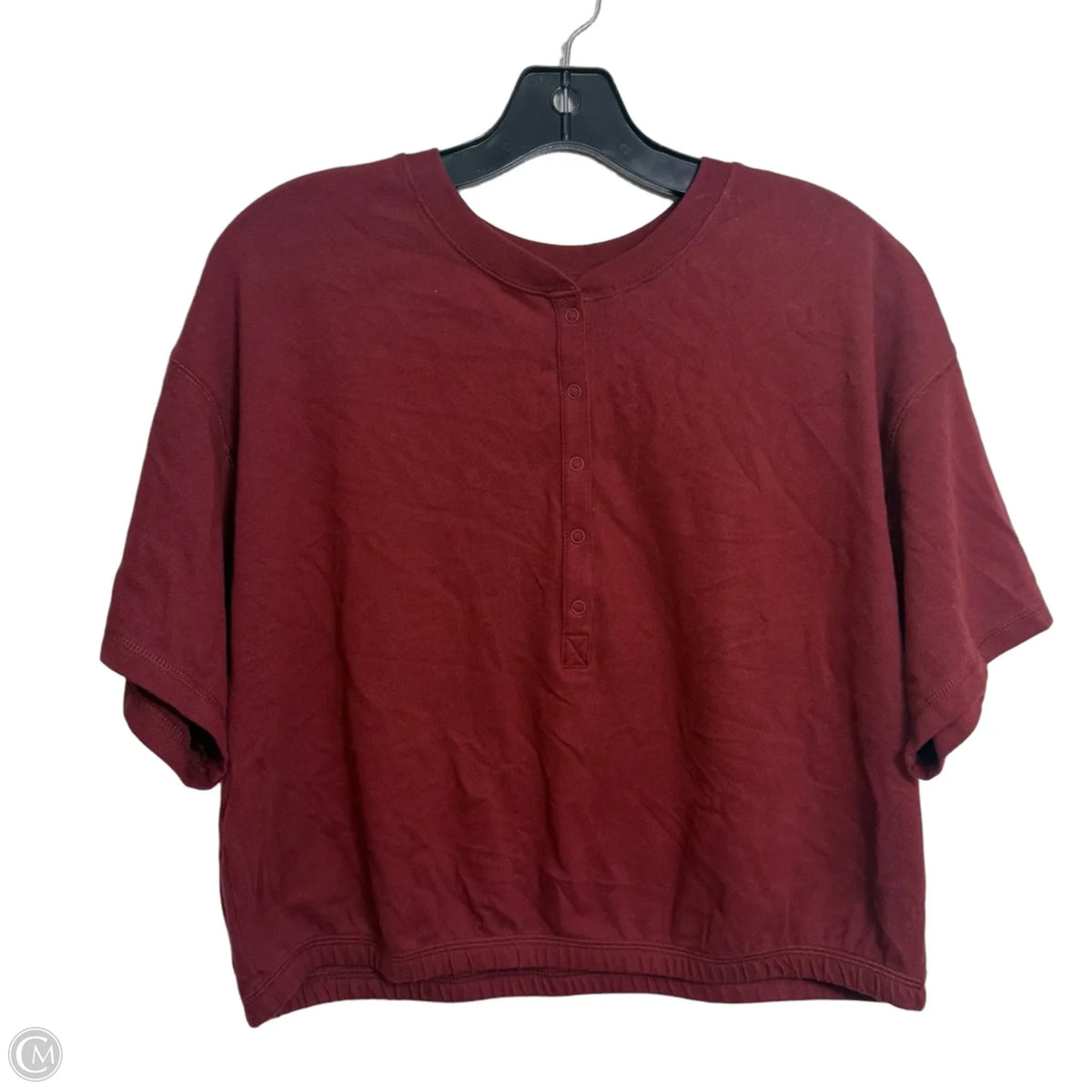 Top Short Sleeve By Offline In Red, Size: S
