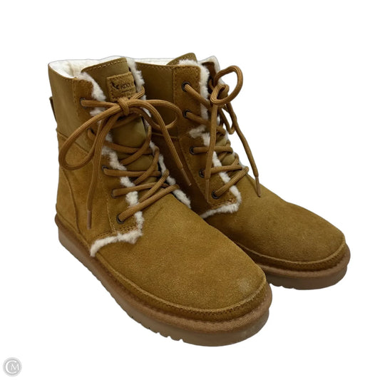 Boots Ankle Flats By Koolaburra By Ugg In Brown, Size: 6