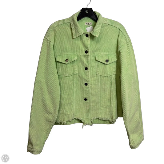 Jacket Other By Pol In Green, Size: L