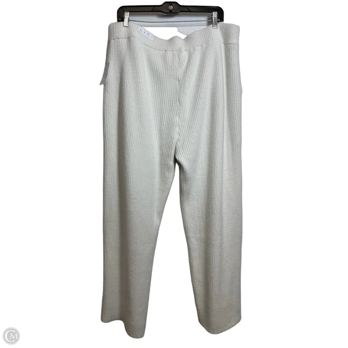 Pants Lounge By Lane Bryant In White, Size: 1x