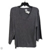 Top 3/4 Sleeve By Chicos In Silver, Size: Xl