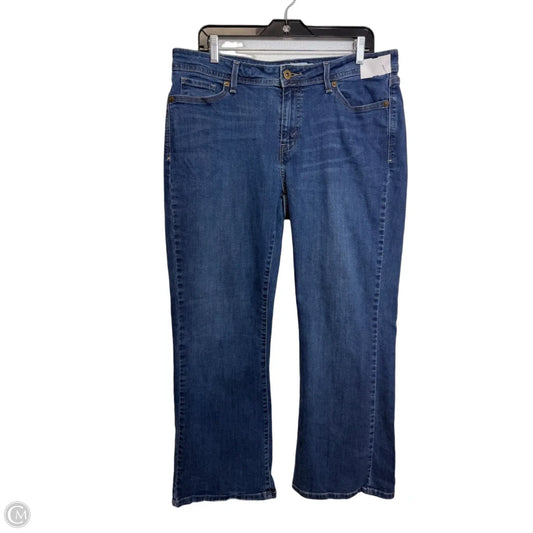 Jeans Boot Cut By Levis In Blue Denim, Size: 16