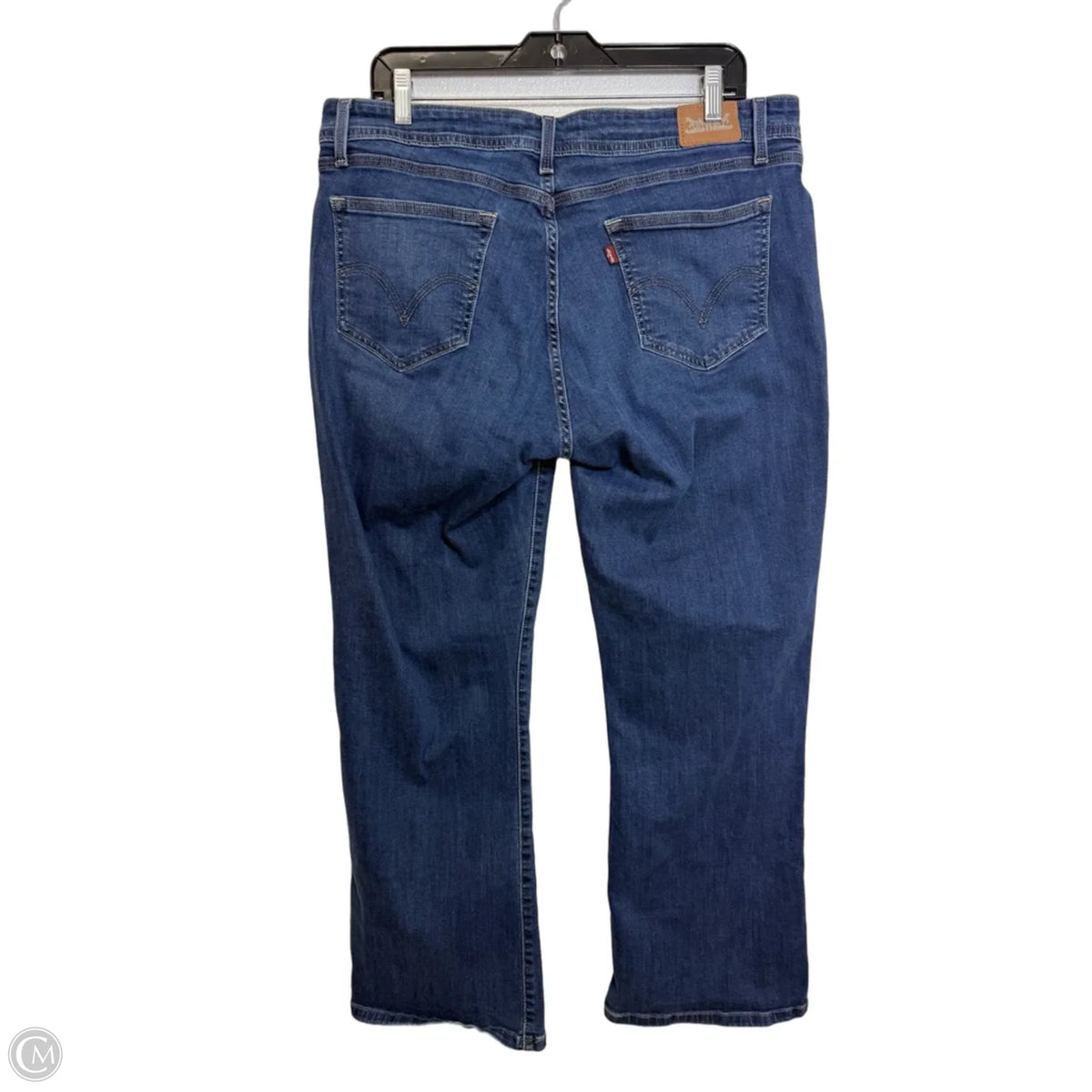 Jeans Boot Cut By Levis In Blue Denim, Size: 16