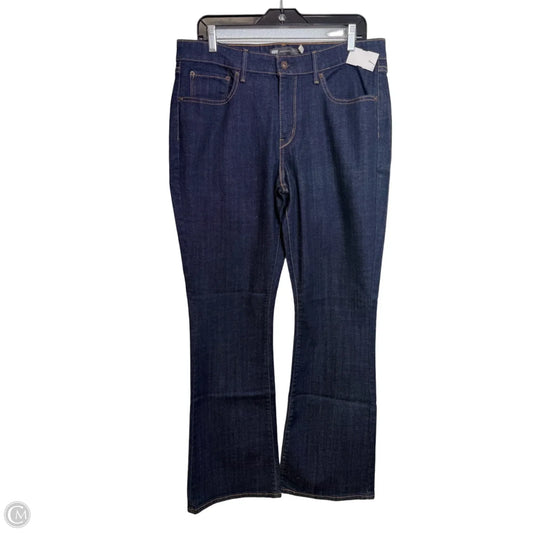 Jeans Boot Cut By Levis In Blue Denim, Size: 16