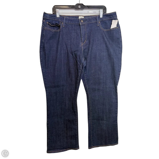 Jeans Boot Cut By Levis In Blue Denim, Size: 20