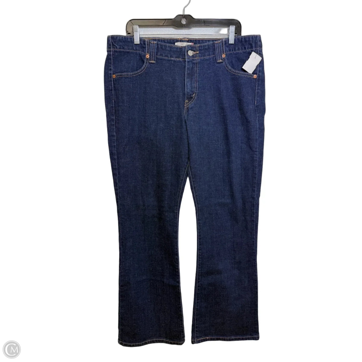 Jeans Boot Cut By Levis In Blue Denim, Size: 16