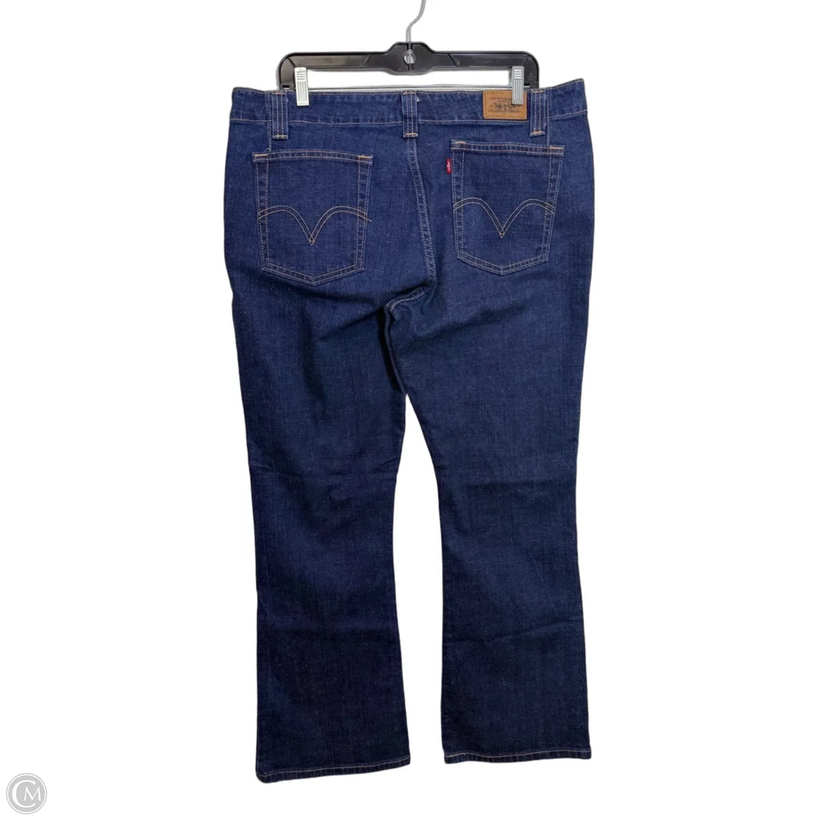 Jeans Boot Cut By Levis In Blue Denim, Size: 16
