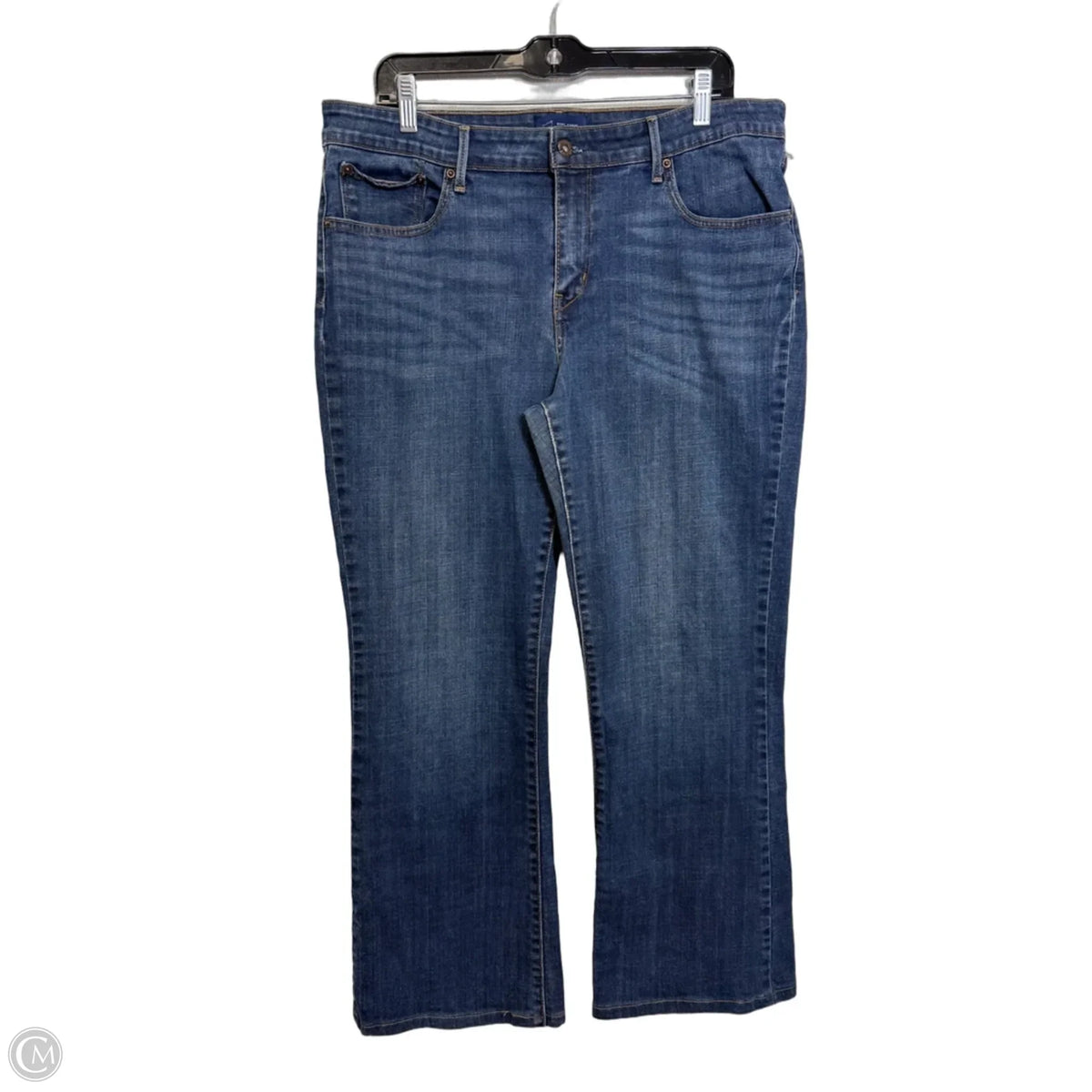 Jeans Boot Cut By Levis In Blue Denim, Size: 16