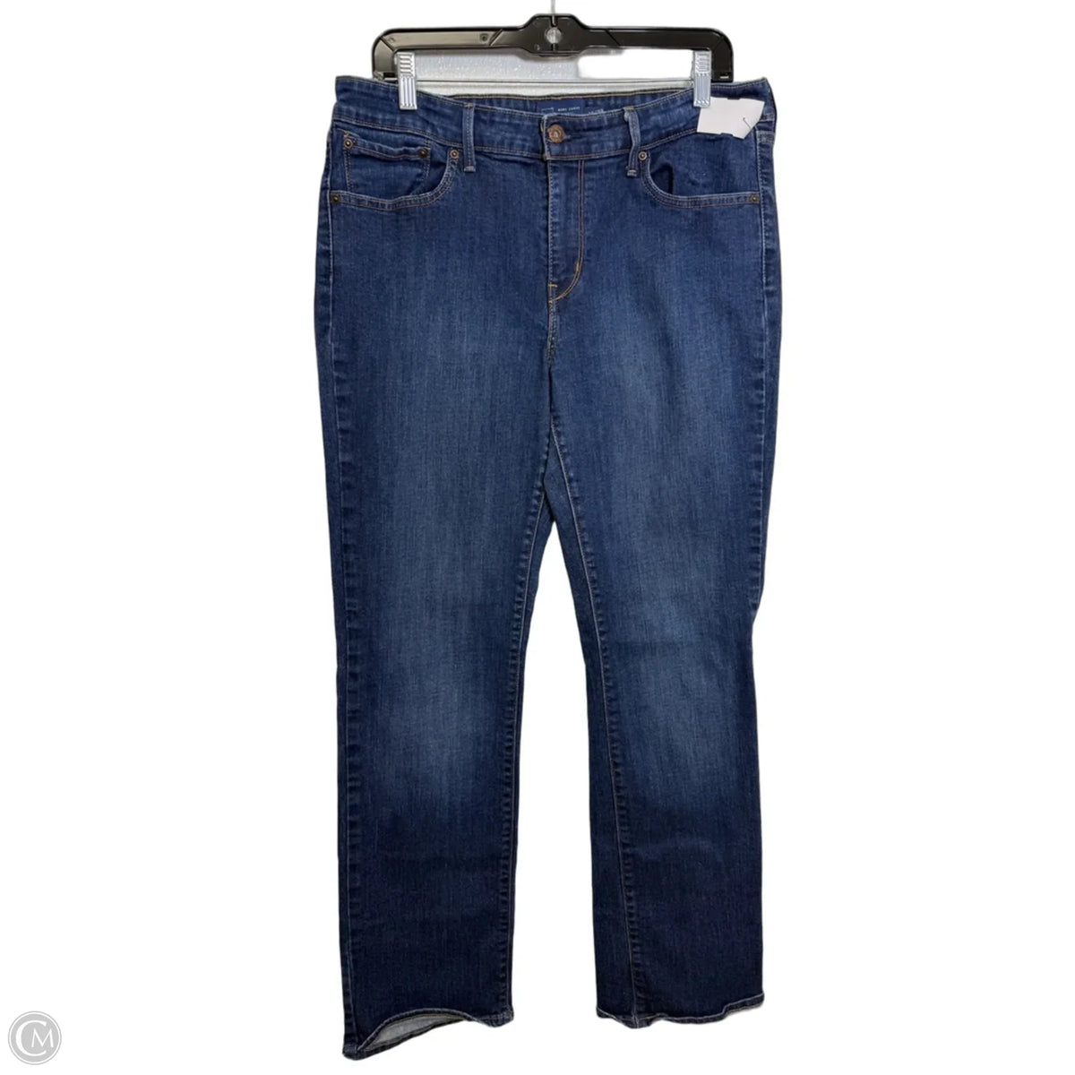 Jeans Boot Cut By Levis In Blue Denim, Size: 16