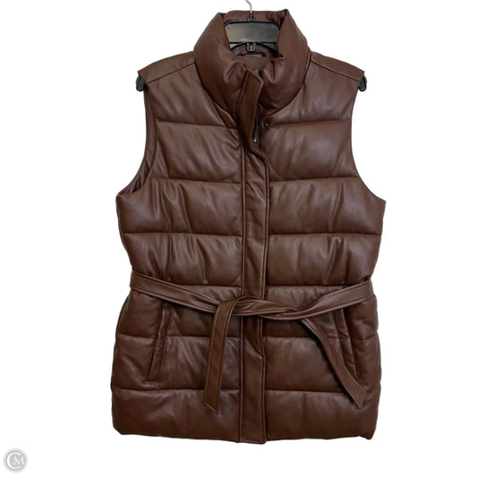 Vest Puffer & Quilted By Levis In Brown, Size: M