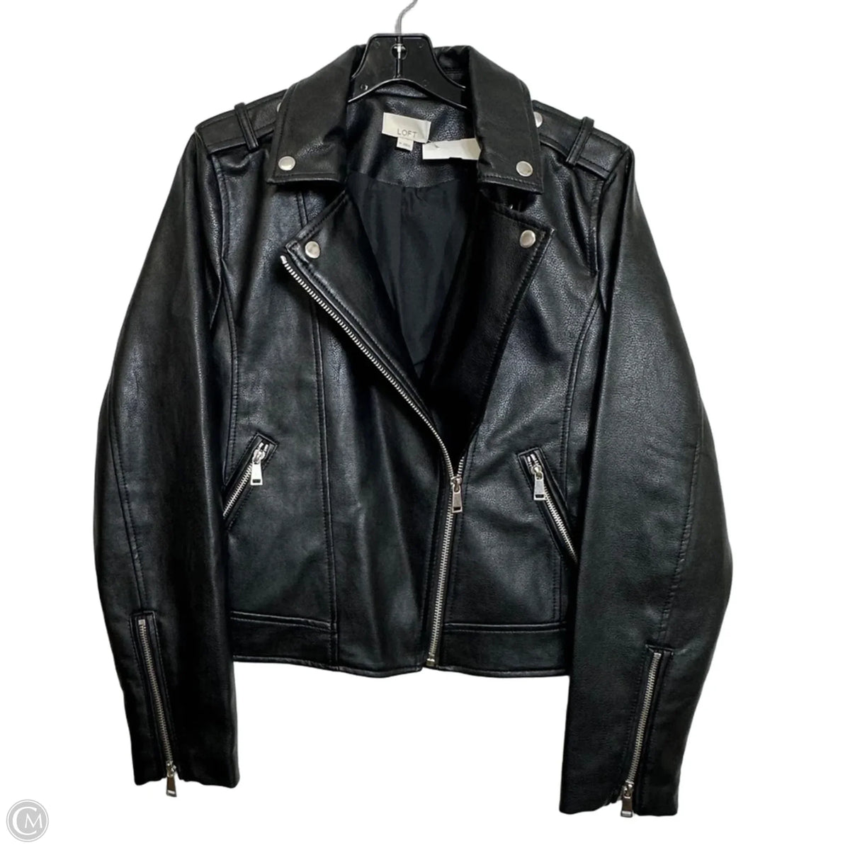 Moto Jacket By Loft In Black, Size: M