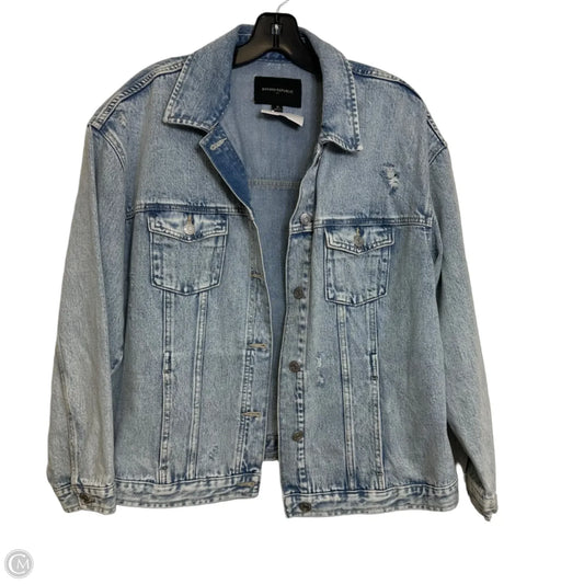 Jacket Denim By Banana Republic In Blue Denim, Size: M