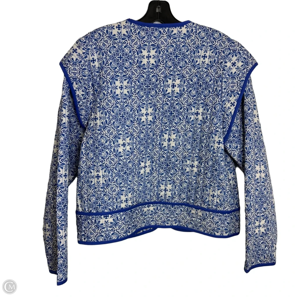 Reversible Jacket Puffer & Quilted By Express In Blue, Size: M