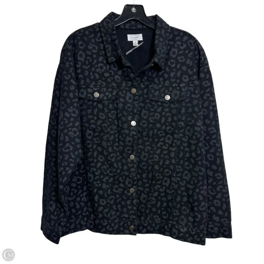 Jacket Denim By Mudpie In Black, Size: M