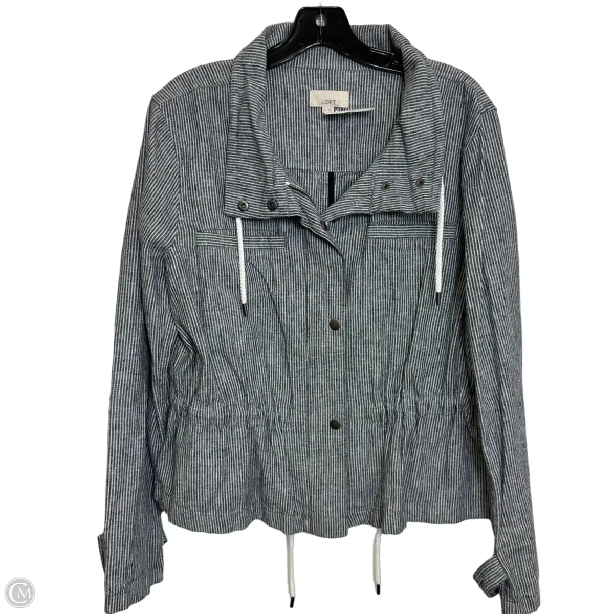 Jacket Other By Loft In Striped Pattern, Size: M