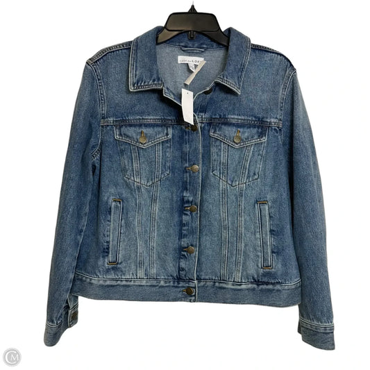 Jacket Denim By Loft In Blue Denim, Size: M