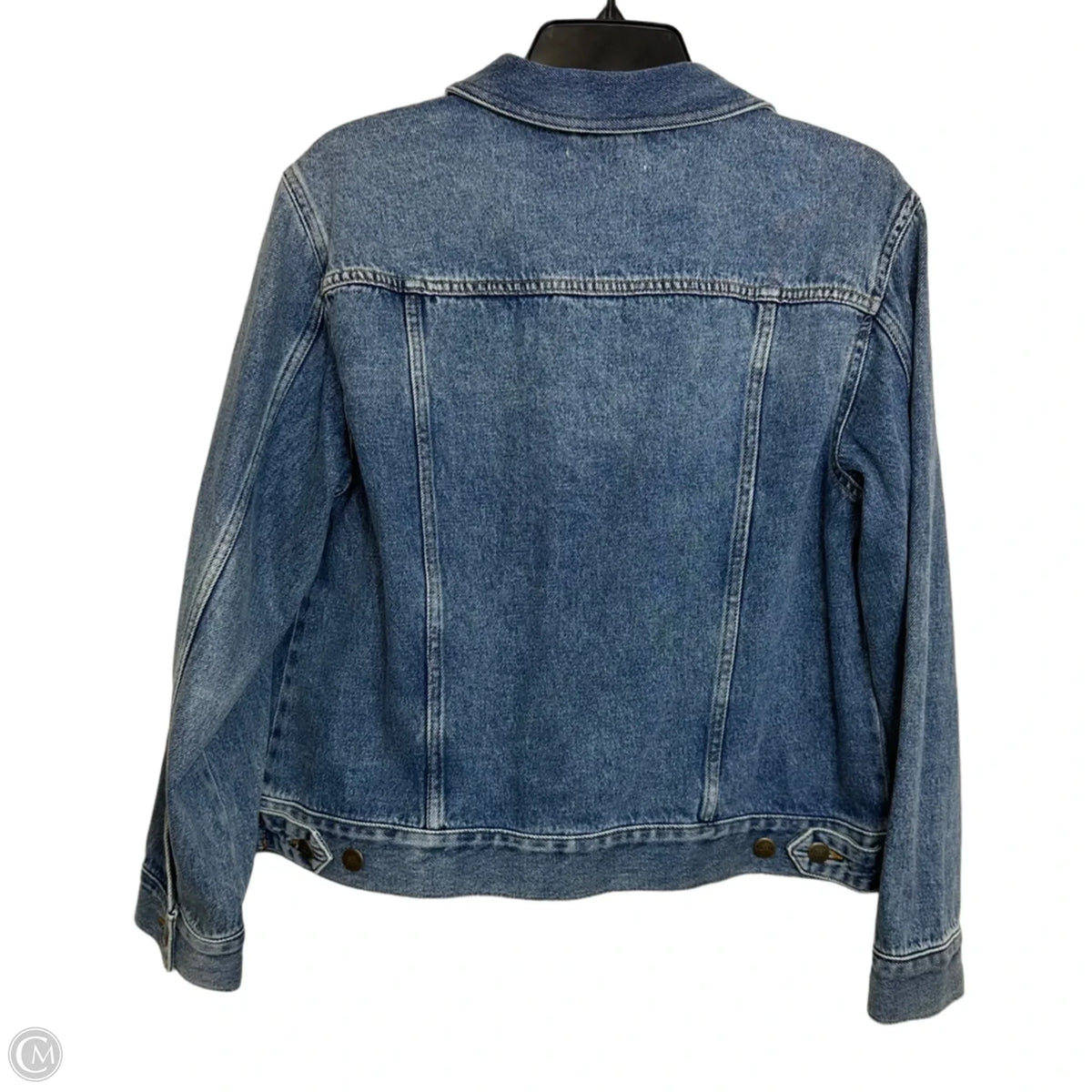 Jacket Denim By Loft In Blue Denim, Size: M