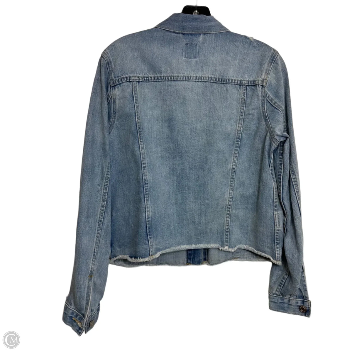 Jacket Denim By Gap In Blue Denim, Size: M