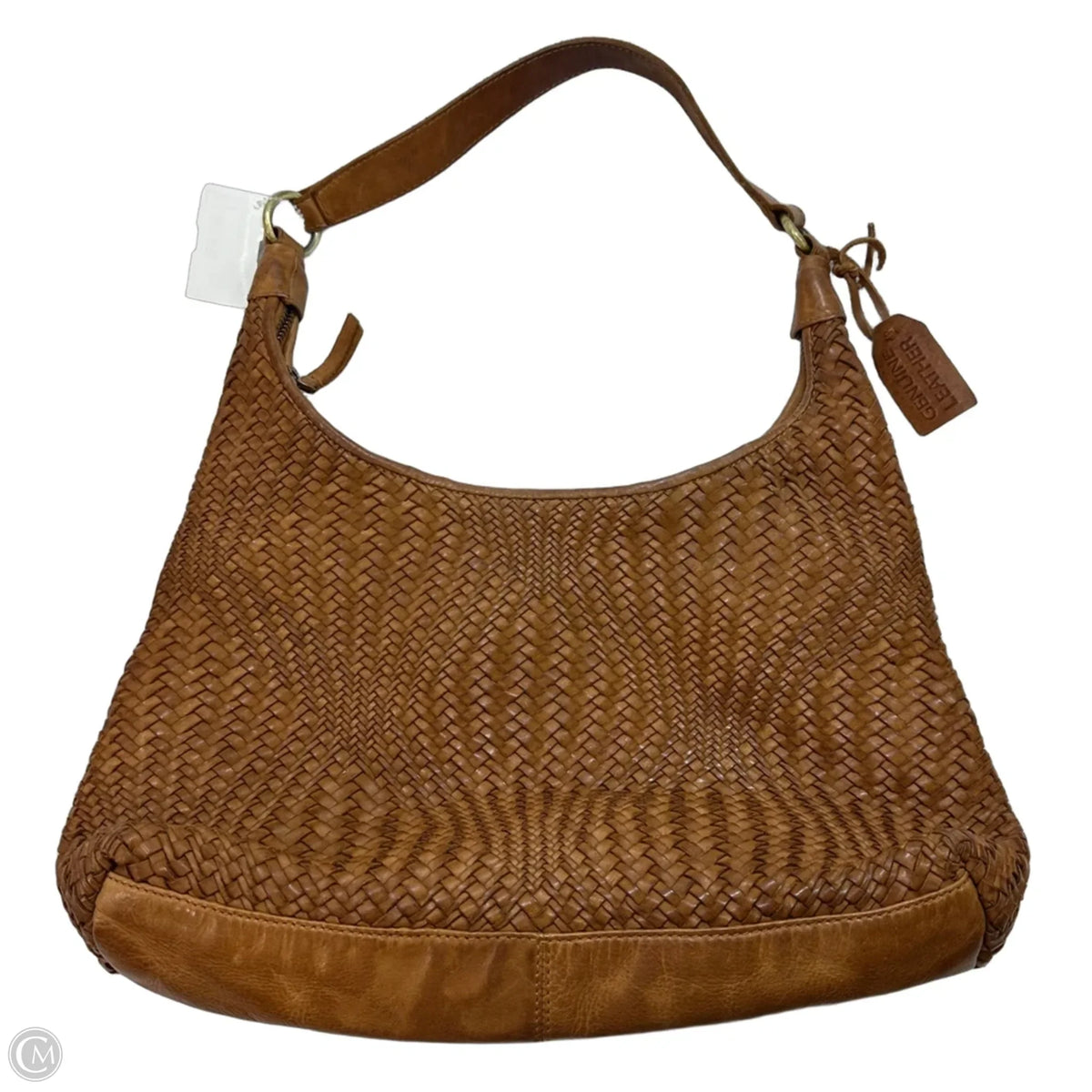 Handbag Leather By Clothes Mentor, Size: Medium