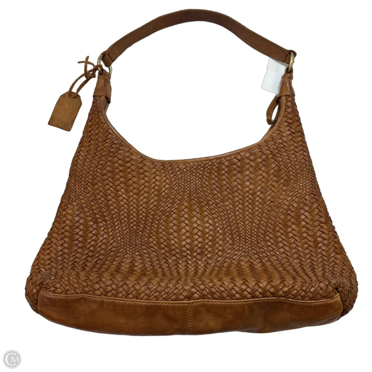 Handbag Leather By Clothes Mentor, Size: Medium