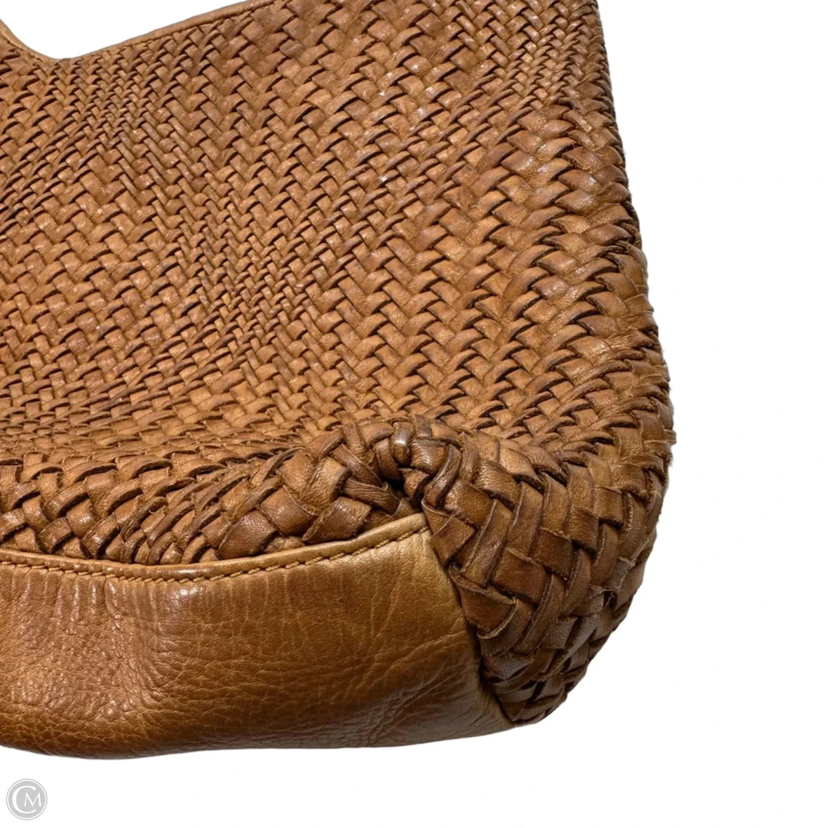 Handbag Leather By Clothes Mentor, Size: Medium