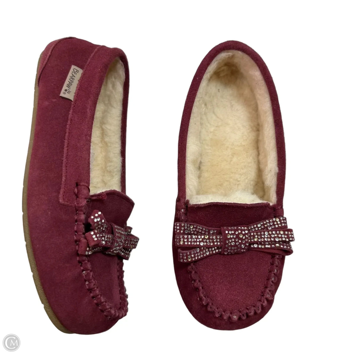 Slippers By Bearpaw In Red, Size: 7