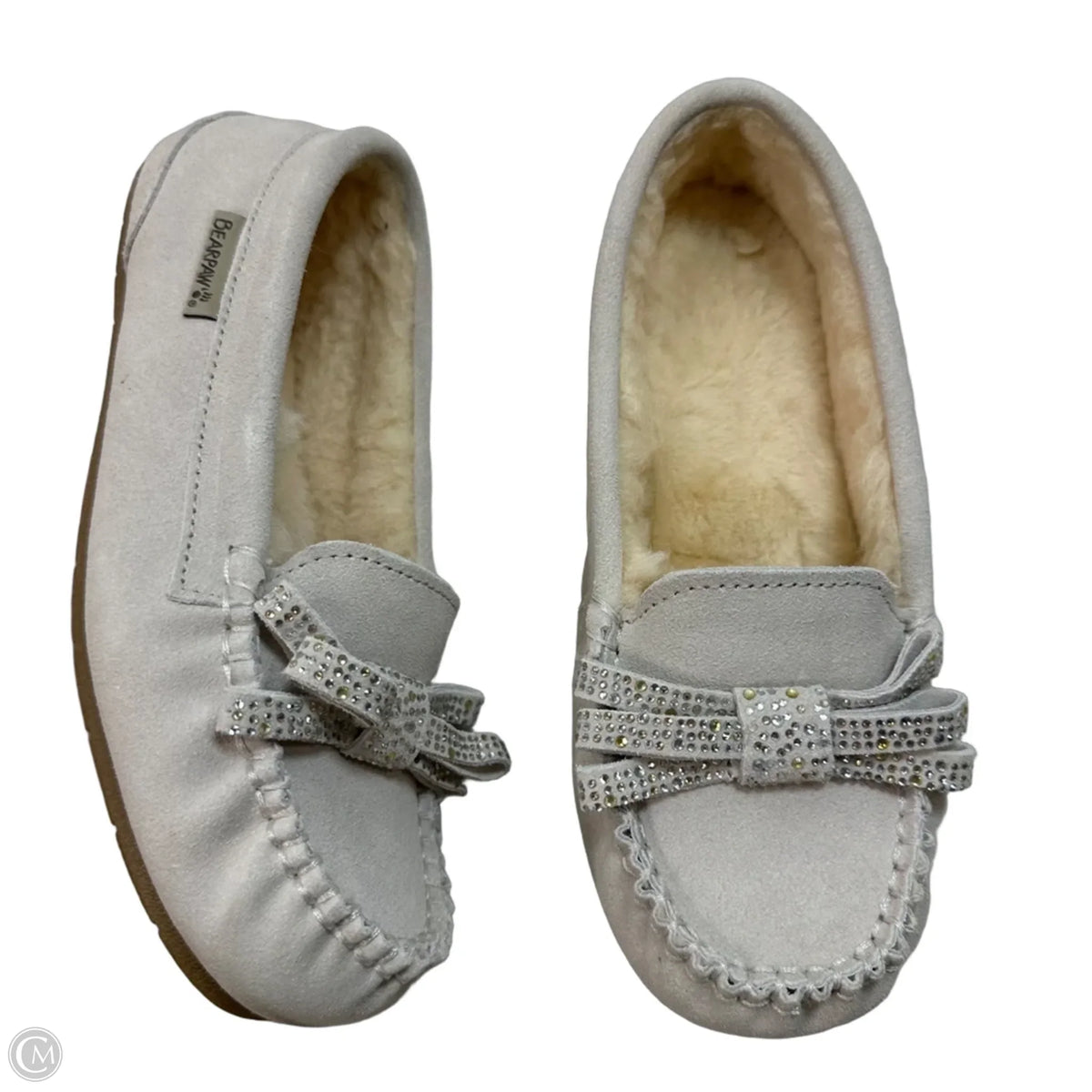 Slippers By Bearpaw In Ivory, Size: 7
