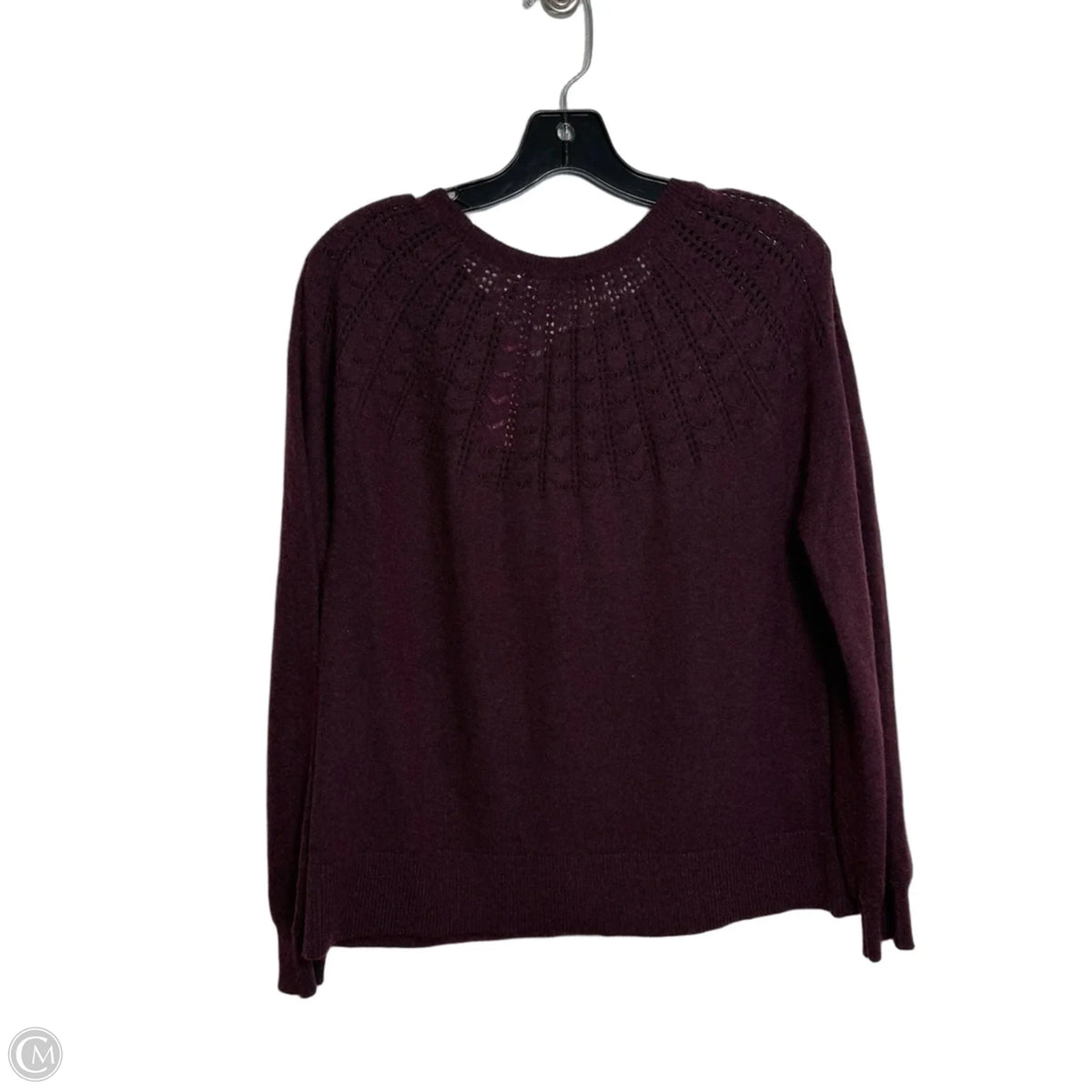 Sweater By Loft In Maroon, Size: L