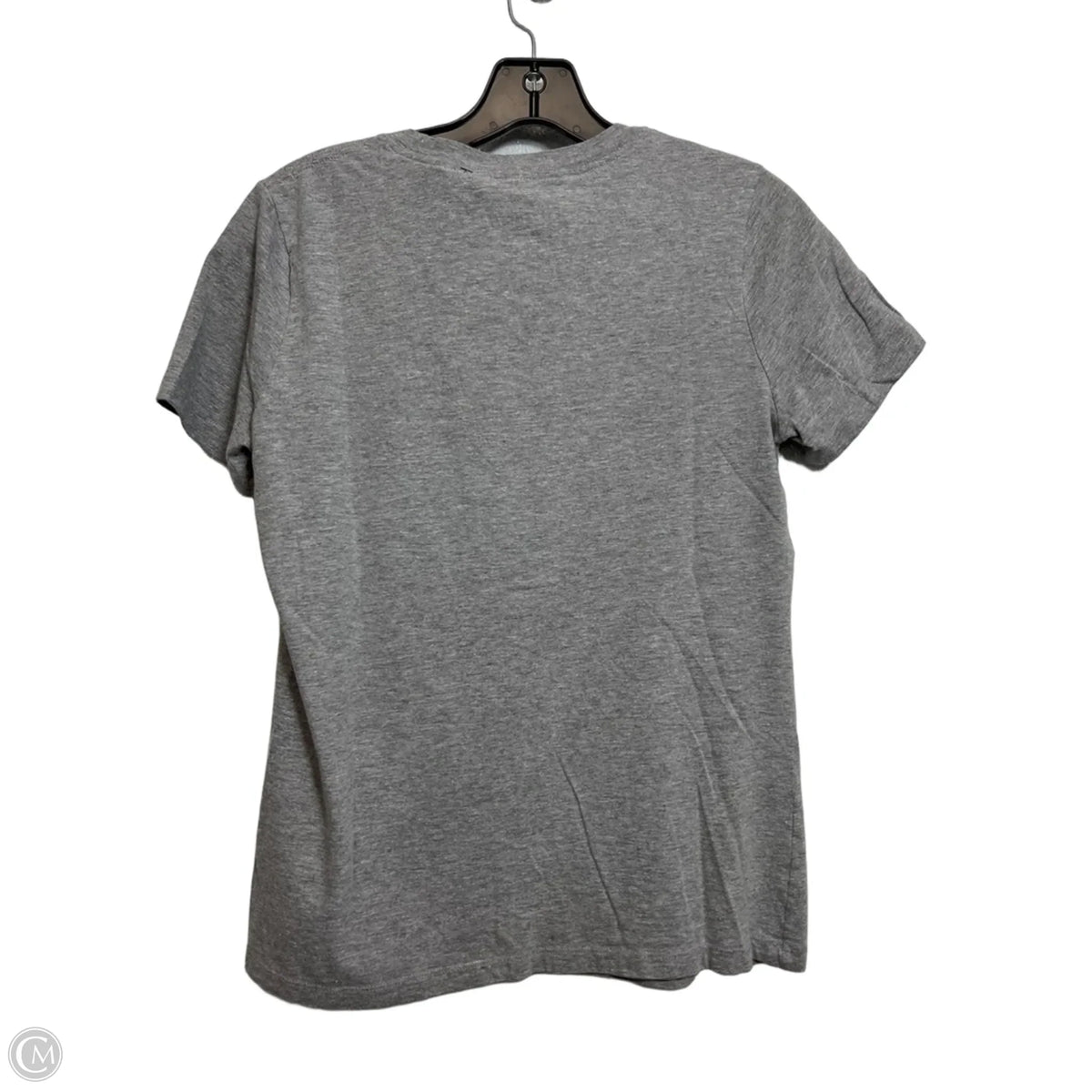 Top Short Sleeve Basic By Nike In Grey, Size: S