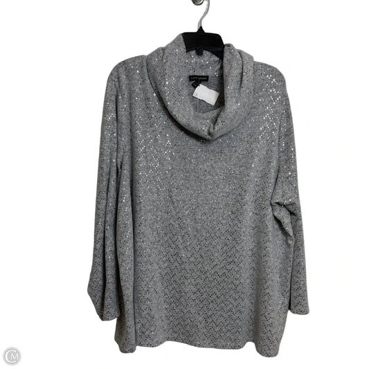 Sweater By Lane Bryant In Grey, Size: 2x