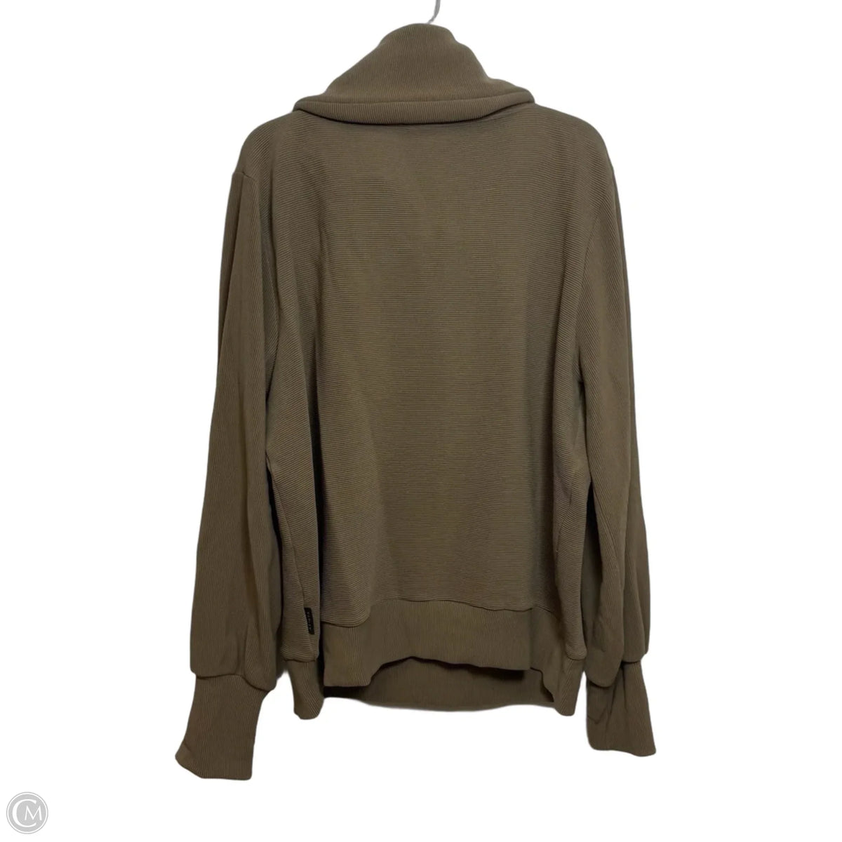 Athletic Sweatshirt Collar By Varley In Brown, Size: Xl