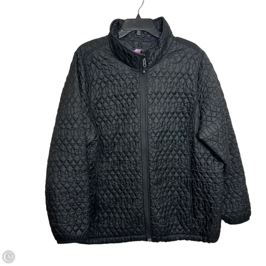 Packable Coat Puffer & Quilted By Lands End In Black, Size: 3x