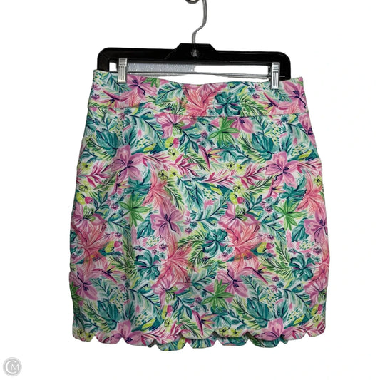 Skort By Stella Parker In Floral Print, Size: L