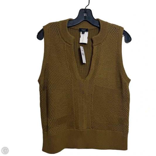 Top Sleeveless By Express In Brown, Size: L