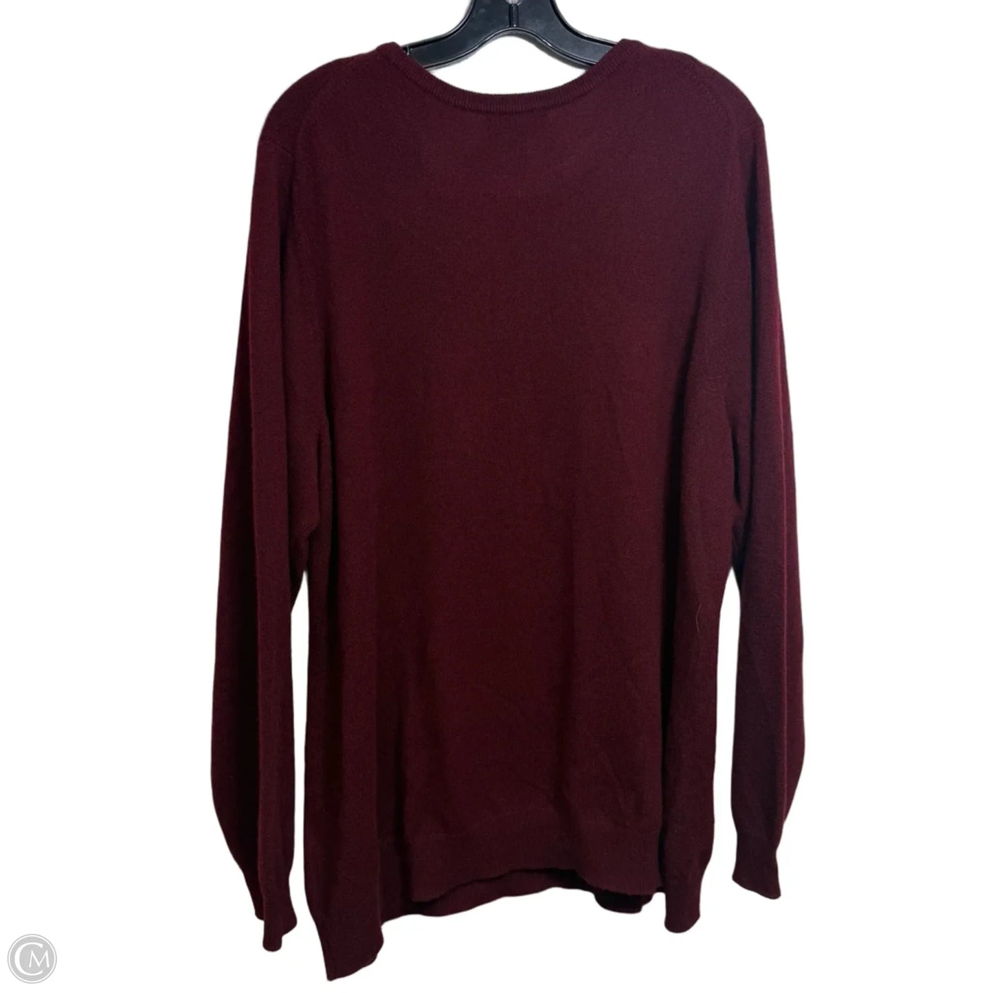 Cashmere Sweater By Charter Club In Maroon, Size: 3x